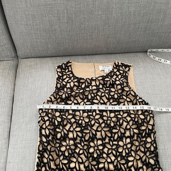 Lela Rose Neiman Marcus Target Guipure Crochet Lace Top Woman's Size Small Silk - Picture 6 of 7